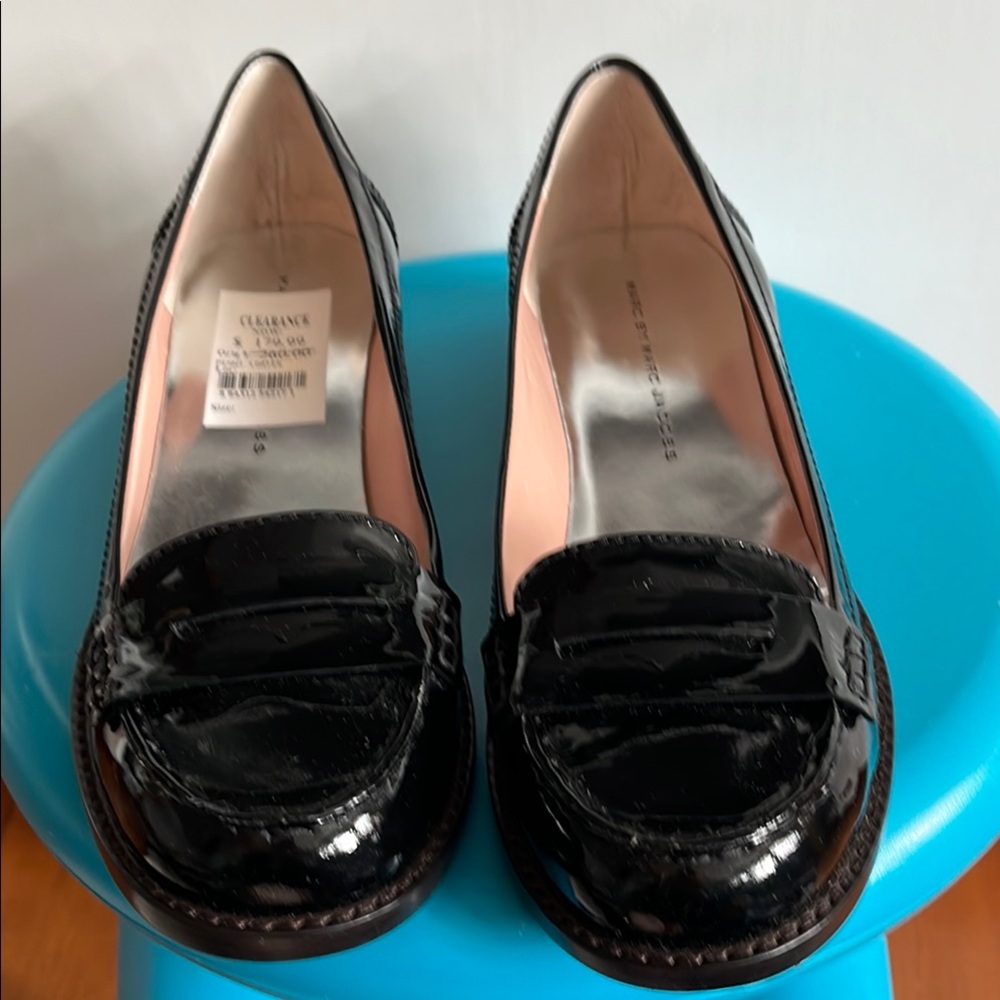 Marc By Marc Jacobs patent penny loafers